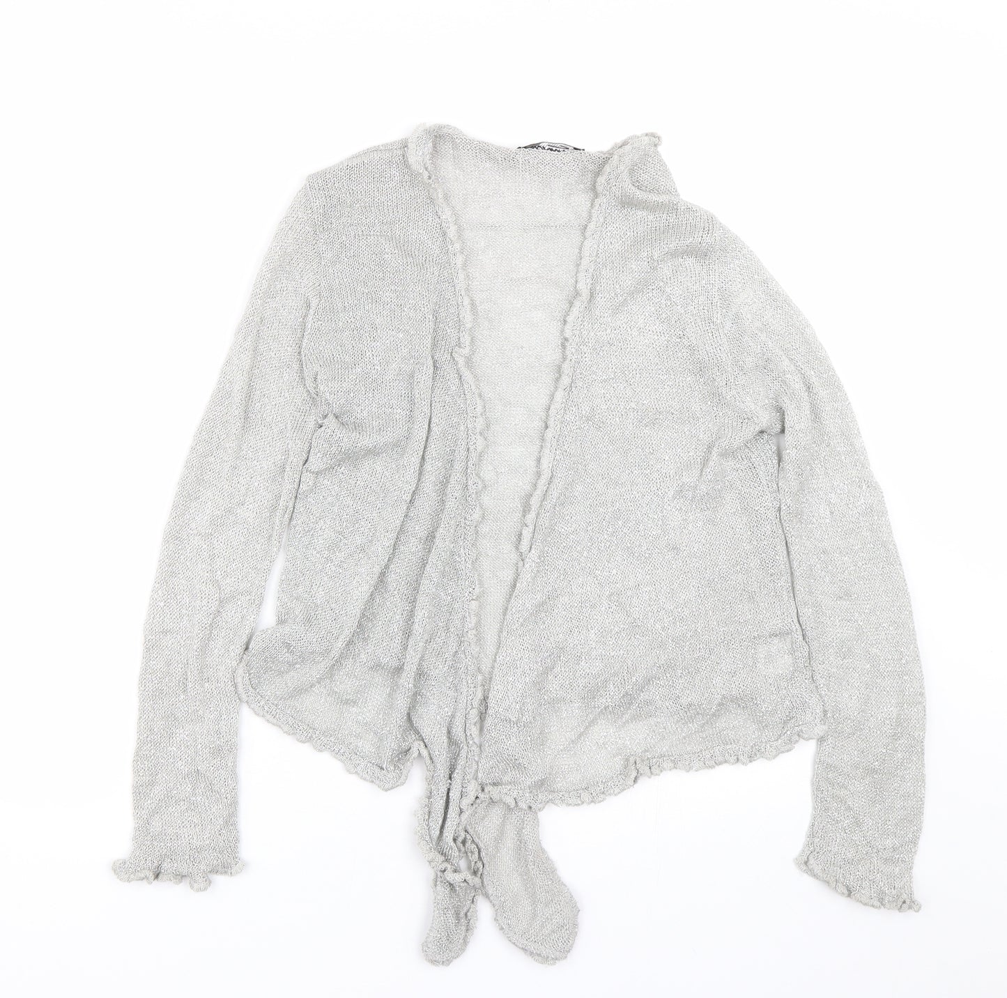 Alexandra Womens Silver   Cardigan Jumper Size L