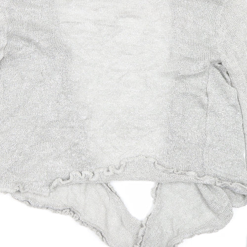 Alexandra Womens Silver   Cardigan Jumper Size L