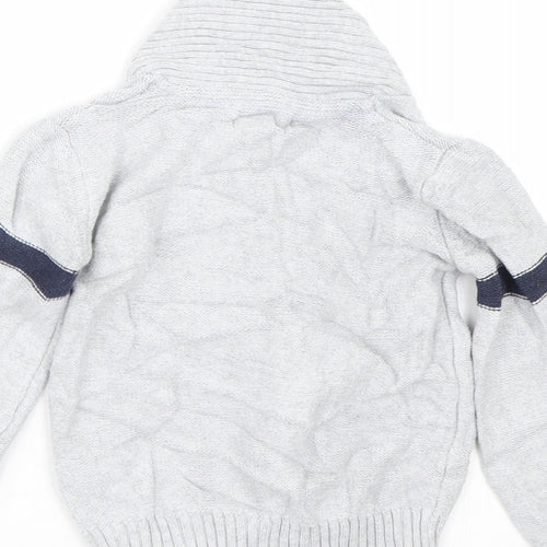 R Baby Boys Grey   Cardigan Jumper Size 24 Months