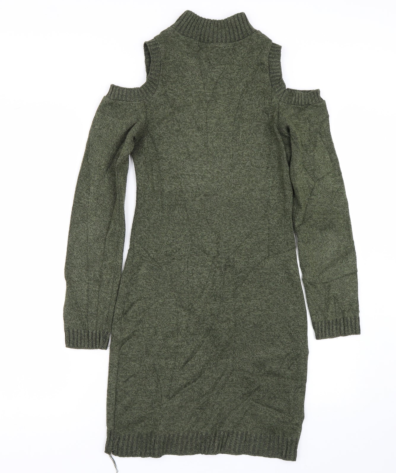 Misspap Womens Green   Jumper Dress  Size S