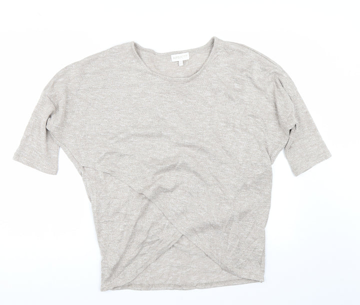 Apricot Womens Beige   Basic T-Shirt Size 10