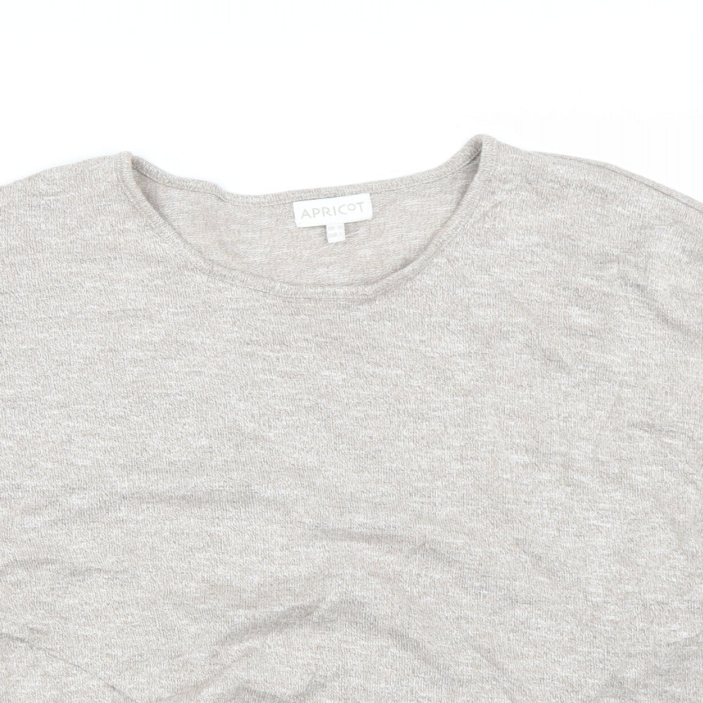 Apricot Womens Beige   Basic T-Shirt Size 10