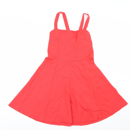 H&M Womens Red   Tank Dress  Size S