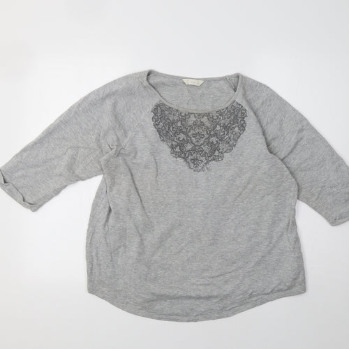 BHS Womens Grey   Pullover Sweatshirt Size 16
