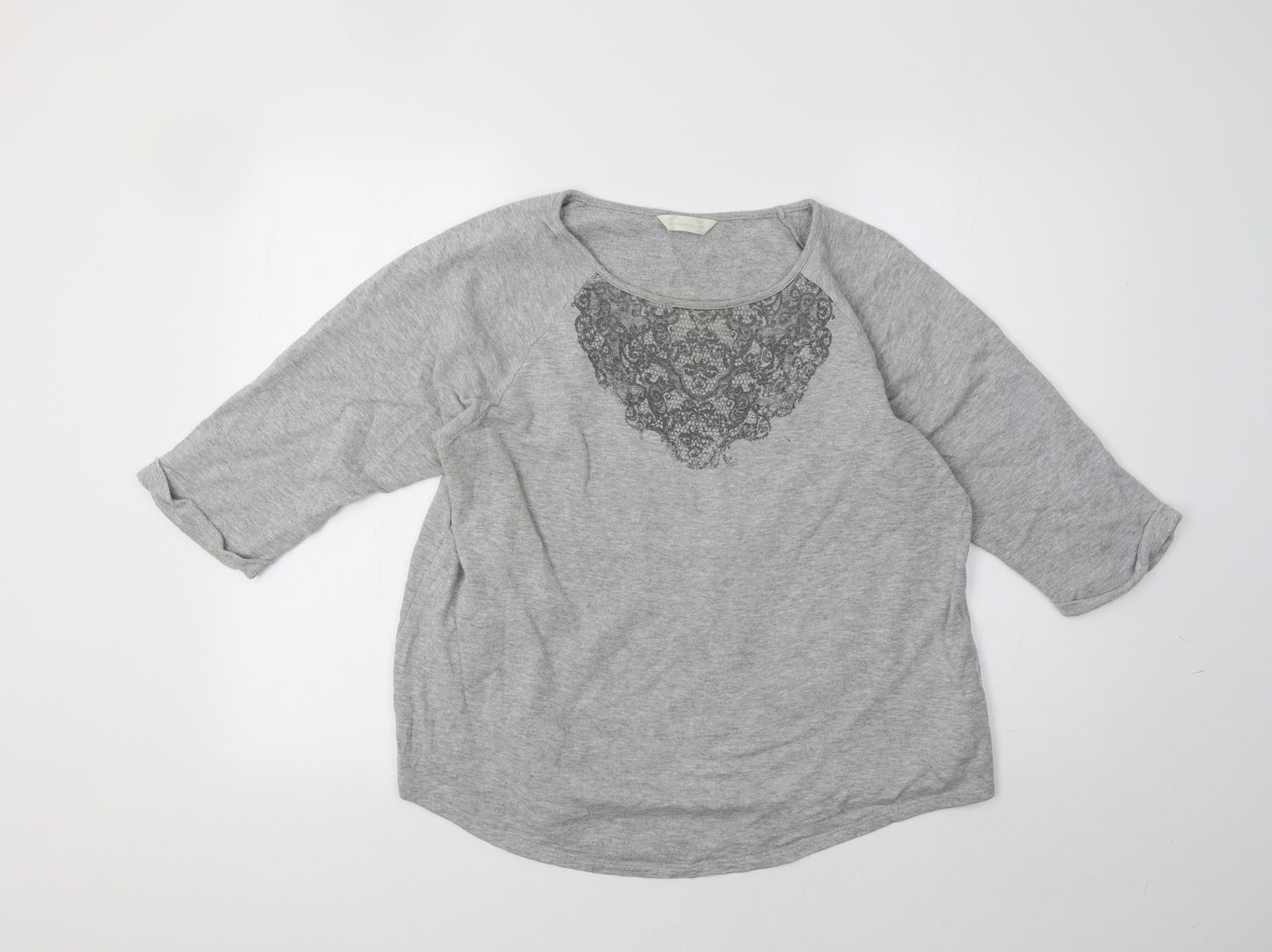 BHS Womens Grey   Pullover Sweatshirt Size 16