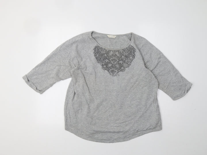 BHS Womens Grey   Pullover Sweatshirt Size 16