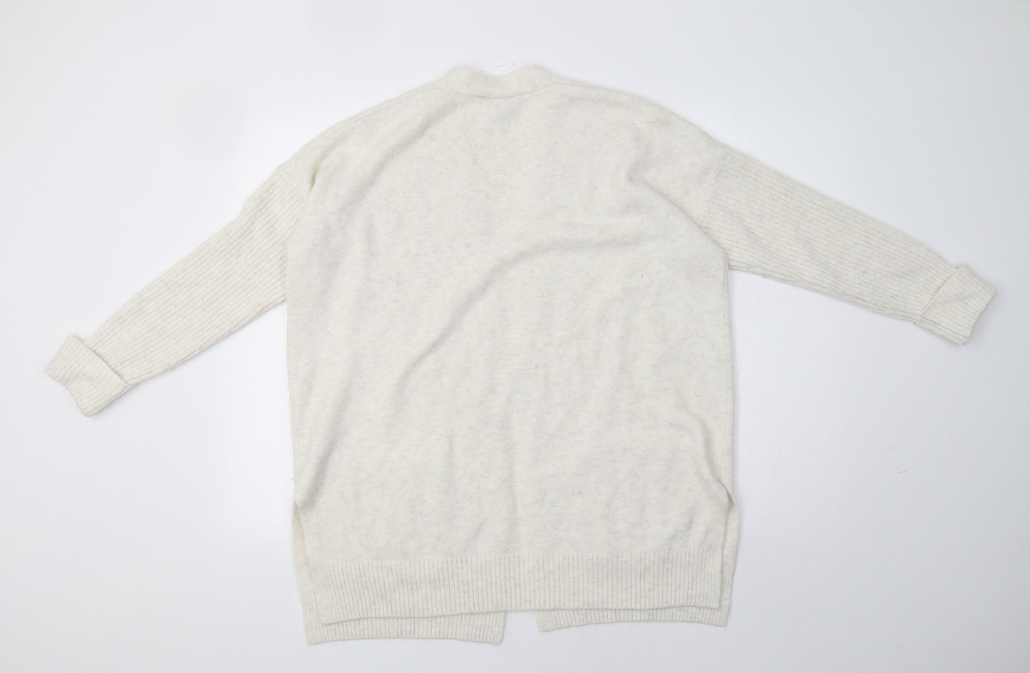 Miss Selfridge Womens White   Cardigan Jumper Size L