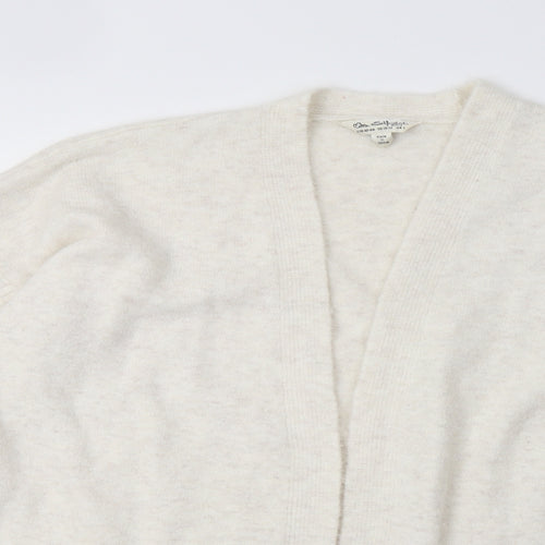 Miss Selfridge Womens White   Cardigan Jumper Size L