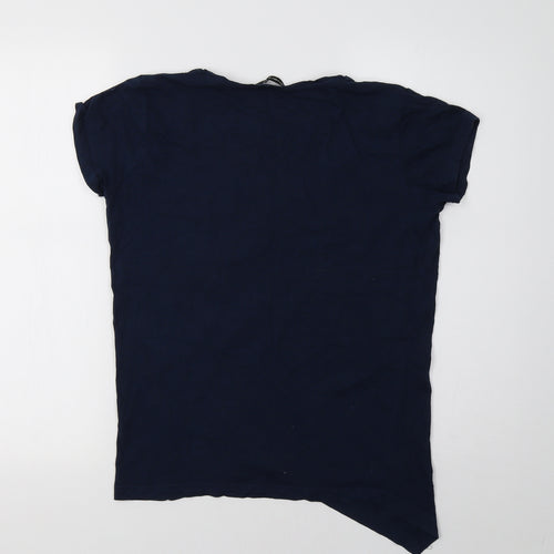 Diverse Womens Blue   Basic T-Shirt Size S