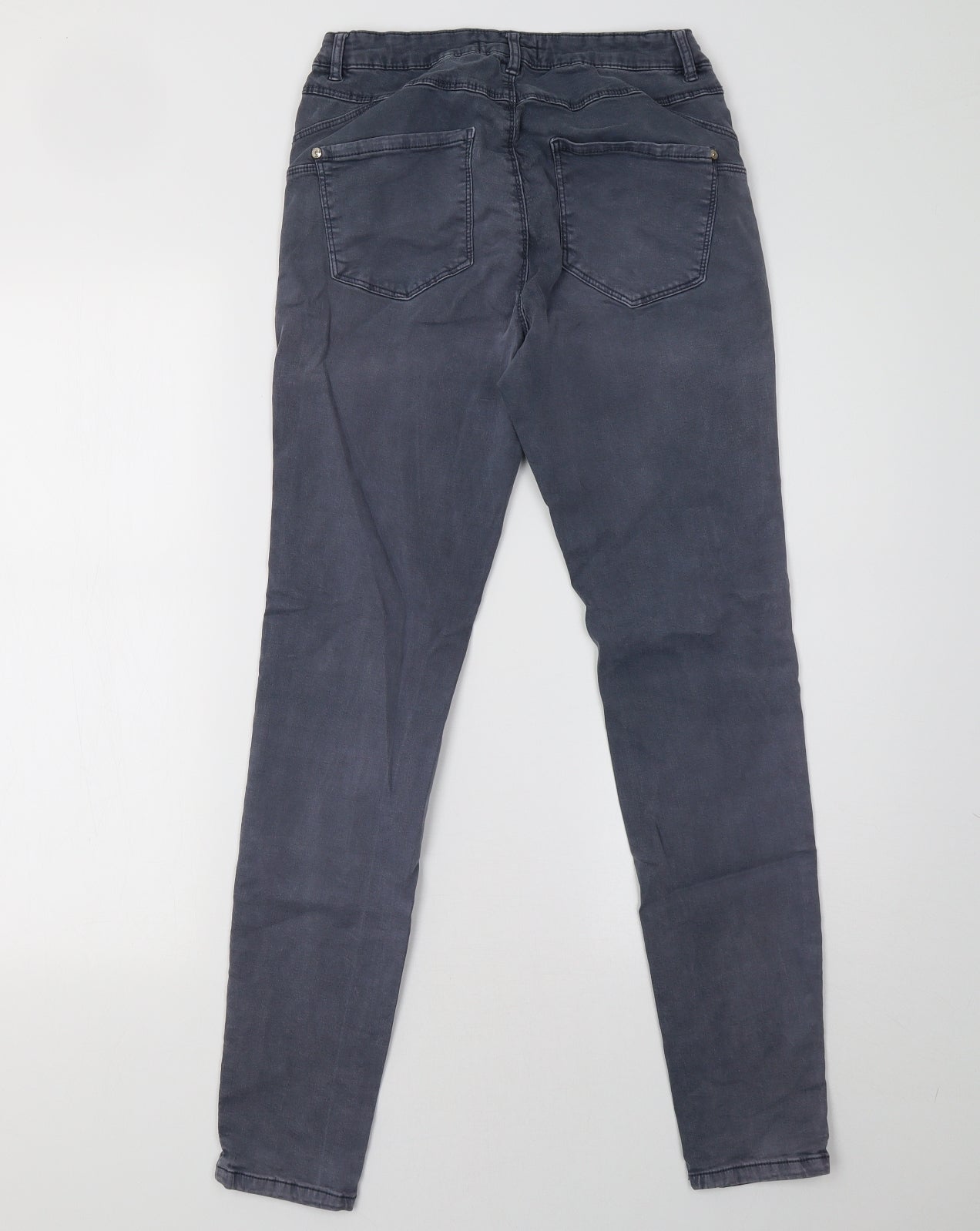 RESERVED Womens Grey  Denim Skinny Jeans Size 10 L30 in