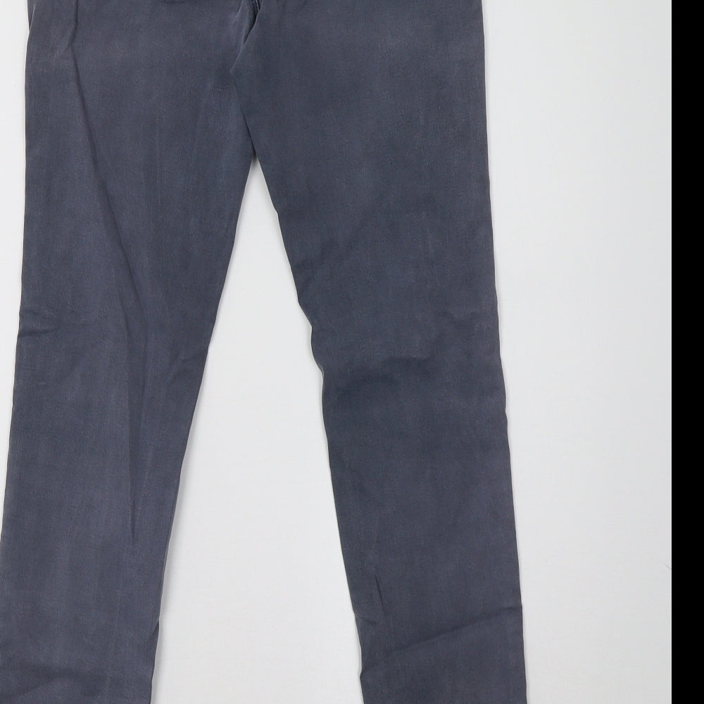 RESERVED Womens Grey  Denim Skinny Jeans Size 10 L30 in