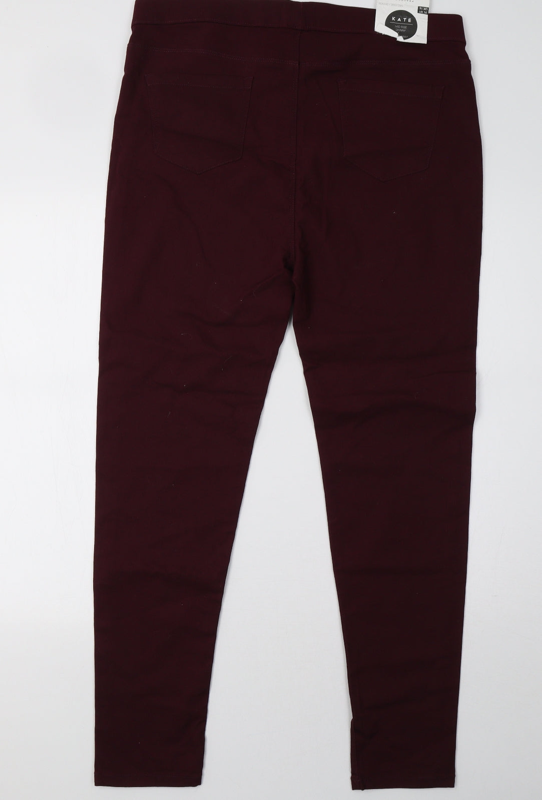 Peacocks Womens Red   Jegging Trousers Size 16 L32 in