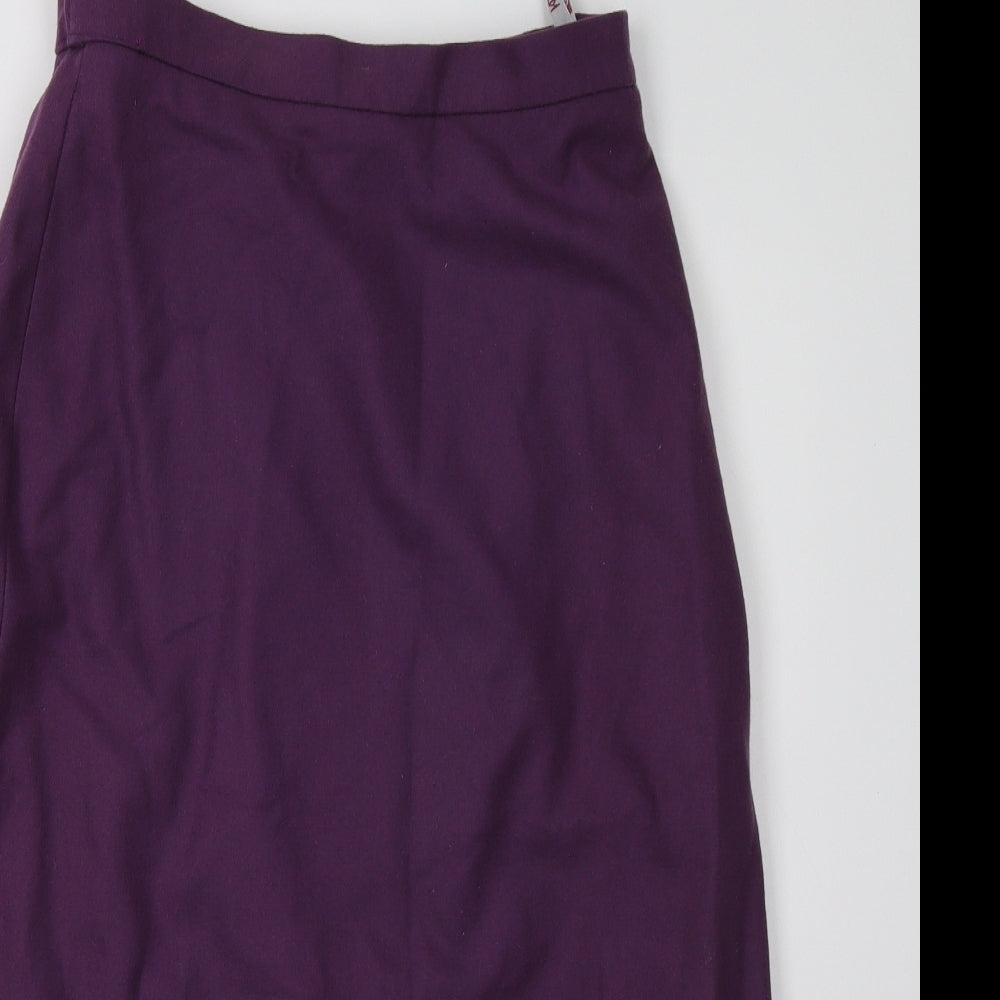 kizzy Womens Purple   A-Line Skirt Size 8