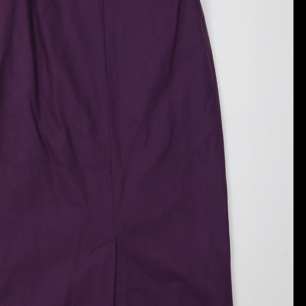 kizzy Womens Purple   A-Line Skirt Size 8