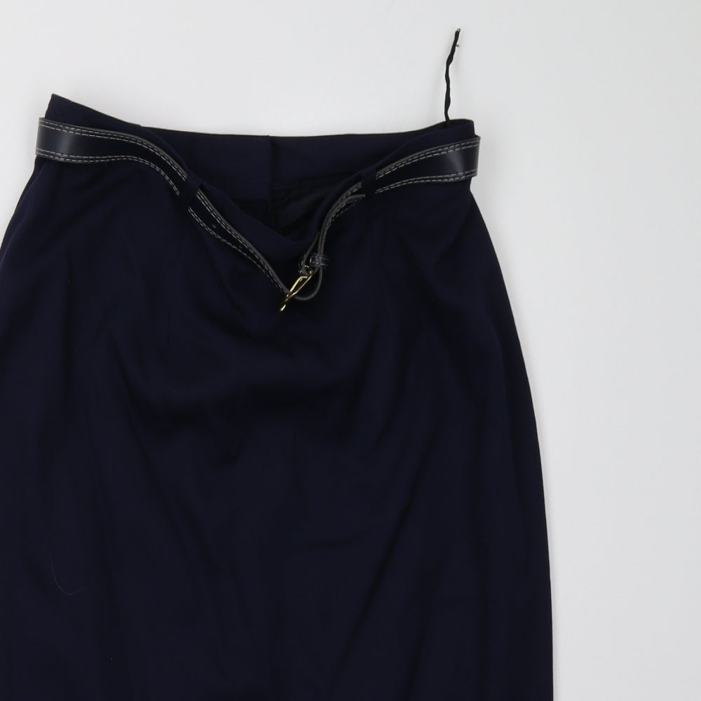 Dorothy Perkins Womens Blue   A-Line Skirt Size 14