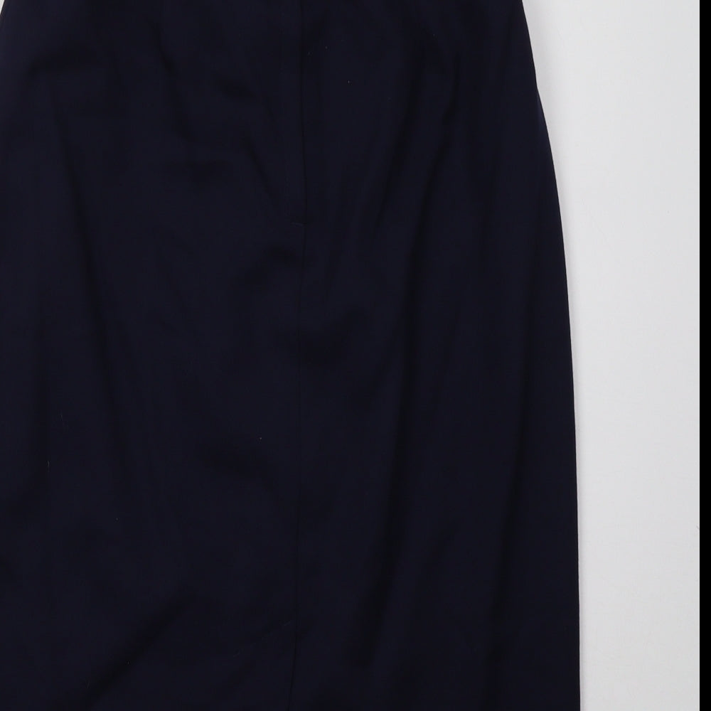Dorothy Perkins Womens Blue   A-Line Skirt Size 14