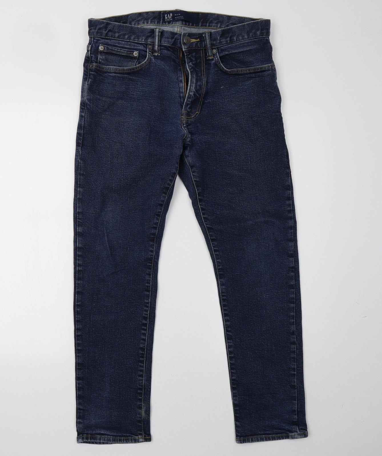 Gap Mens Blue  Denim Straight Jeans Size 31 L30 in