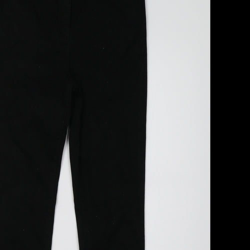 DASH Womens Black  Denim Straight Jeans Size 10 L32 in