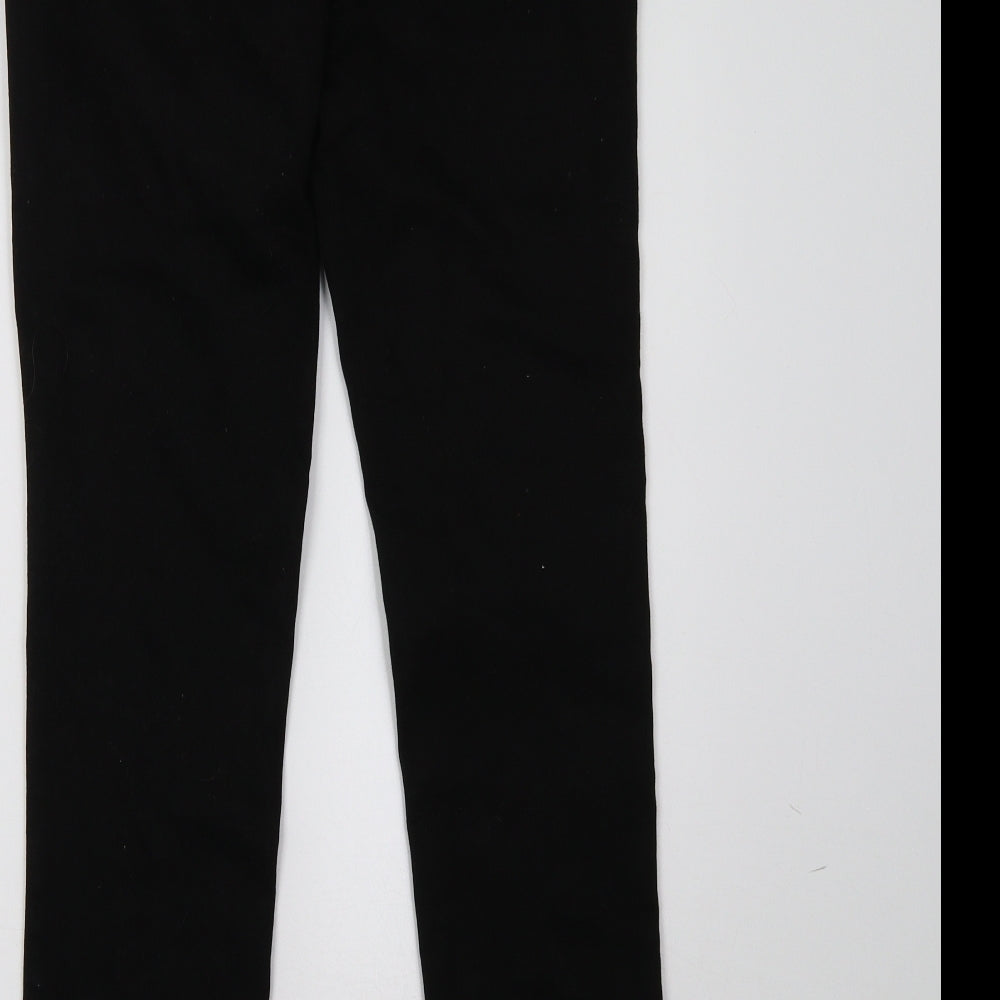 DASH Womens Black  Denim Straight Jeans Size 10 L32 in