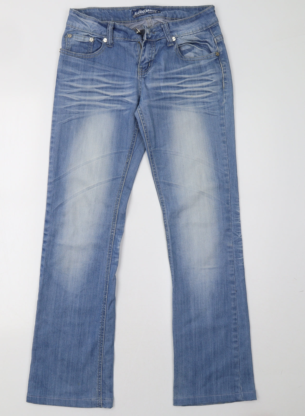 good more Womens Blue  Denim Straight Jeans Size 28 L31 in