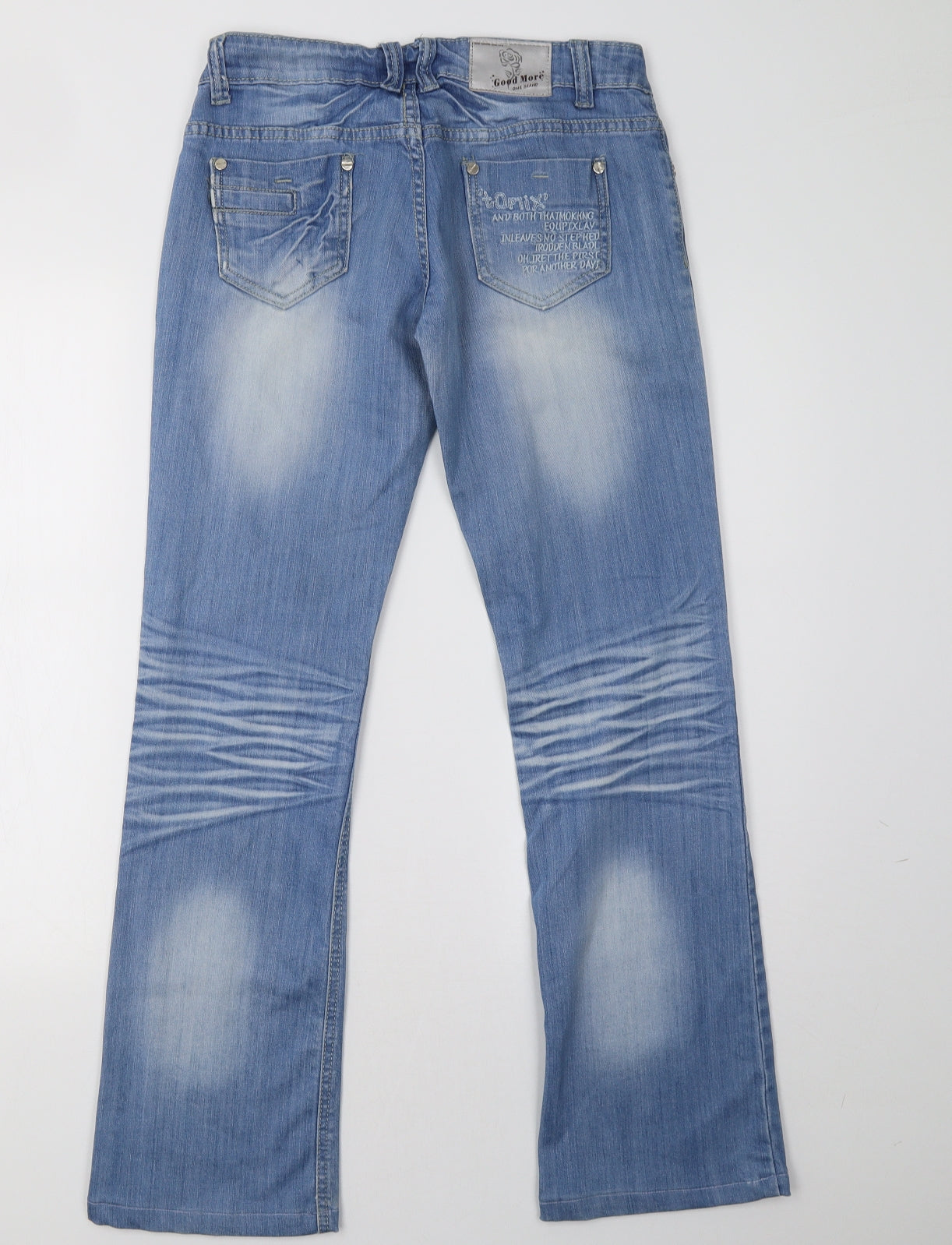 good more Womens Blue  Denim Straight Jeans Size 28 L31 in