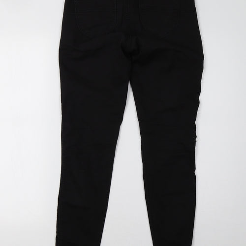 Preworn Womens Black  Denim Skinny Jeans Size 28 L31 in