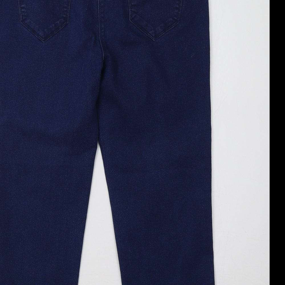 Bonmarché Womens Blue  Denim Straight Jeans Size 14 L26 in