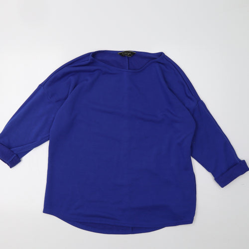 originals Womens Blue   Pullover Sweatshirt Size M