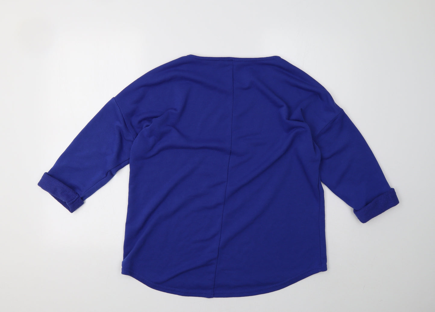originals Womens Blue   Pullover Sweatshirt Size M