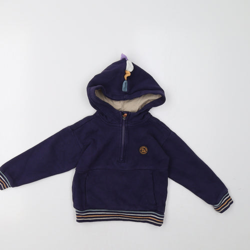 Nutmeg Boys Blue   Pullover Hoodie Size 2 Years