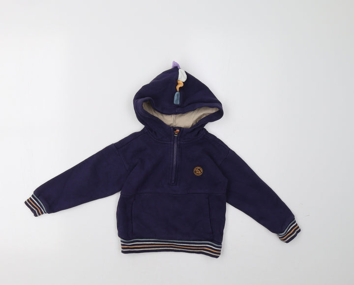 Nutmeg Boys Blue Pullover Hoodie Size 2 Years
