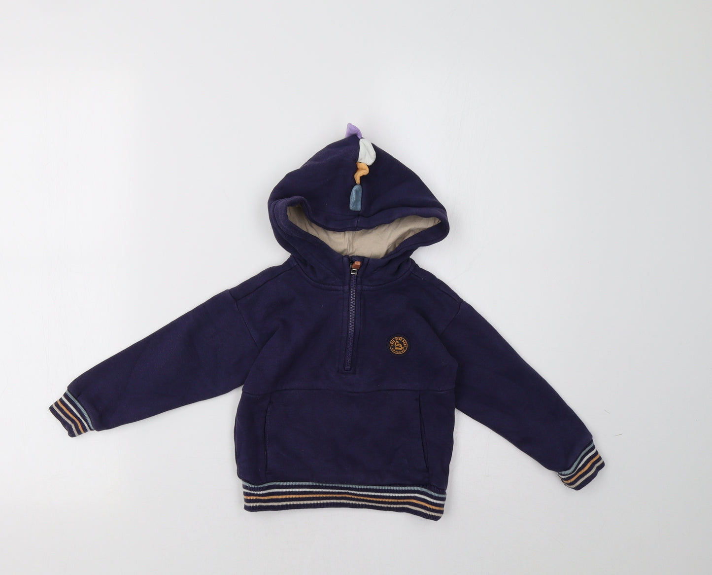 Nutmeg Boys Blue   Pullover Hoodie Size 2 Years
