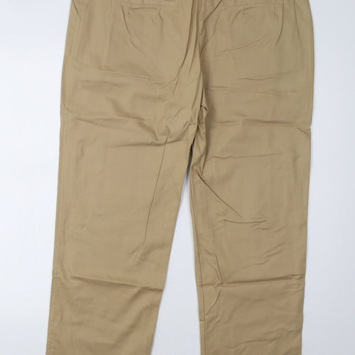 mouse Womens Beige   Trousers  Size 38 L31 in