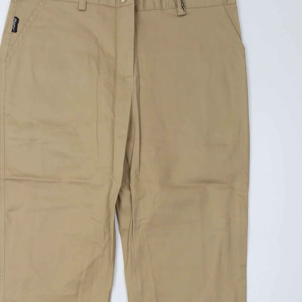 mouse Womens Beige   Trousers  Size 38 L31 in