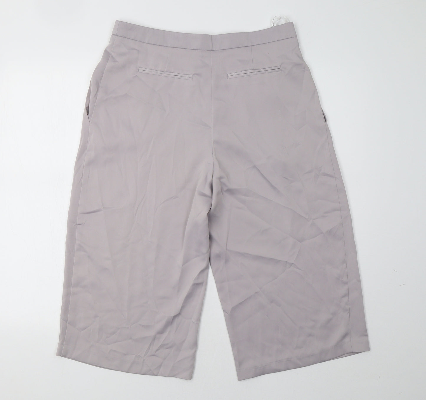 Dorothy Perkins Womens Grey   Cropped Trousers Size 10 L23 in