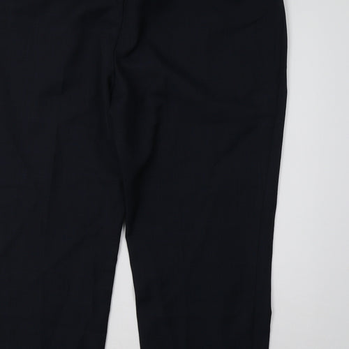 Marks and Spencer Womens Blue   Trousers  Size 24 L28 in