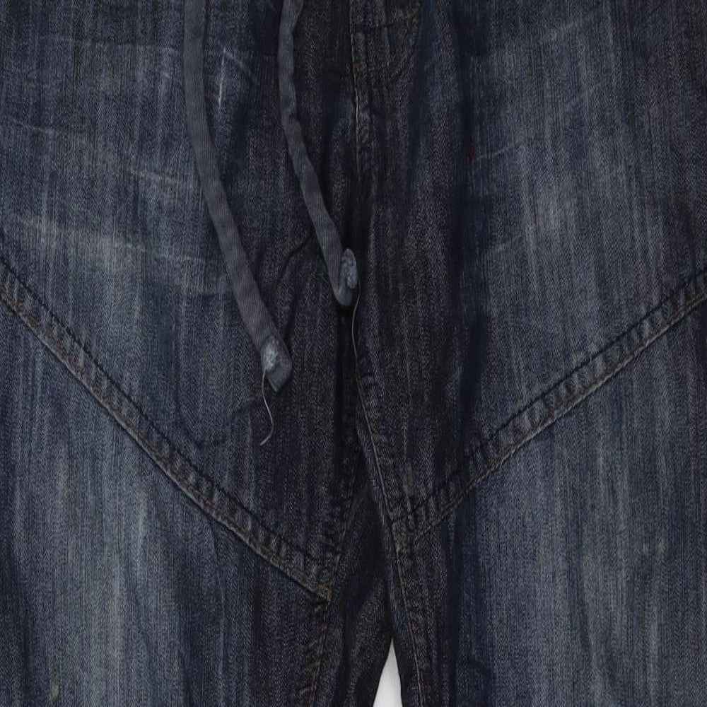 Twisted Soul Mens Blue  Denim Straight Jeans Size 32 L32 in