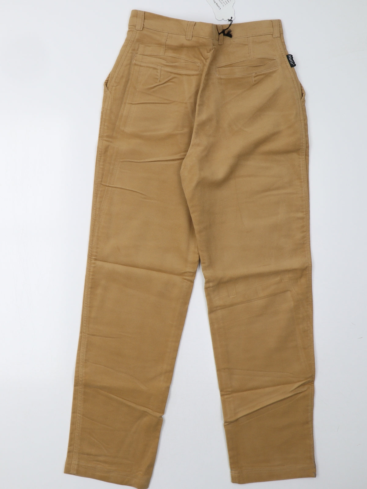 moose Womens Brown   Trousers  Size 10 L31 in
