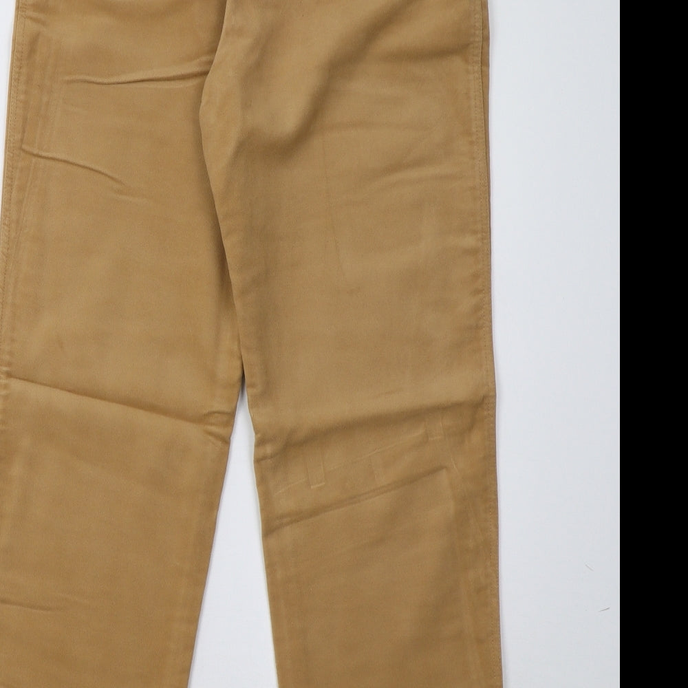 moose Womens Brown   Trousers  Size 10 L31 in