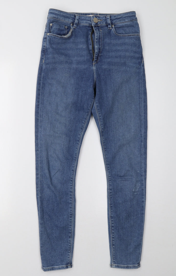 ASOS Womens Blue Denim Skinny Jeans Size 28 L32 in
