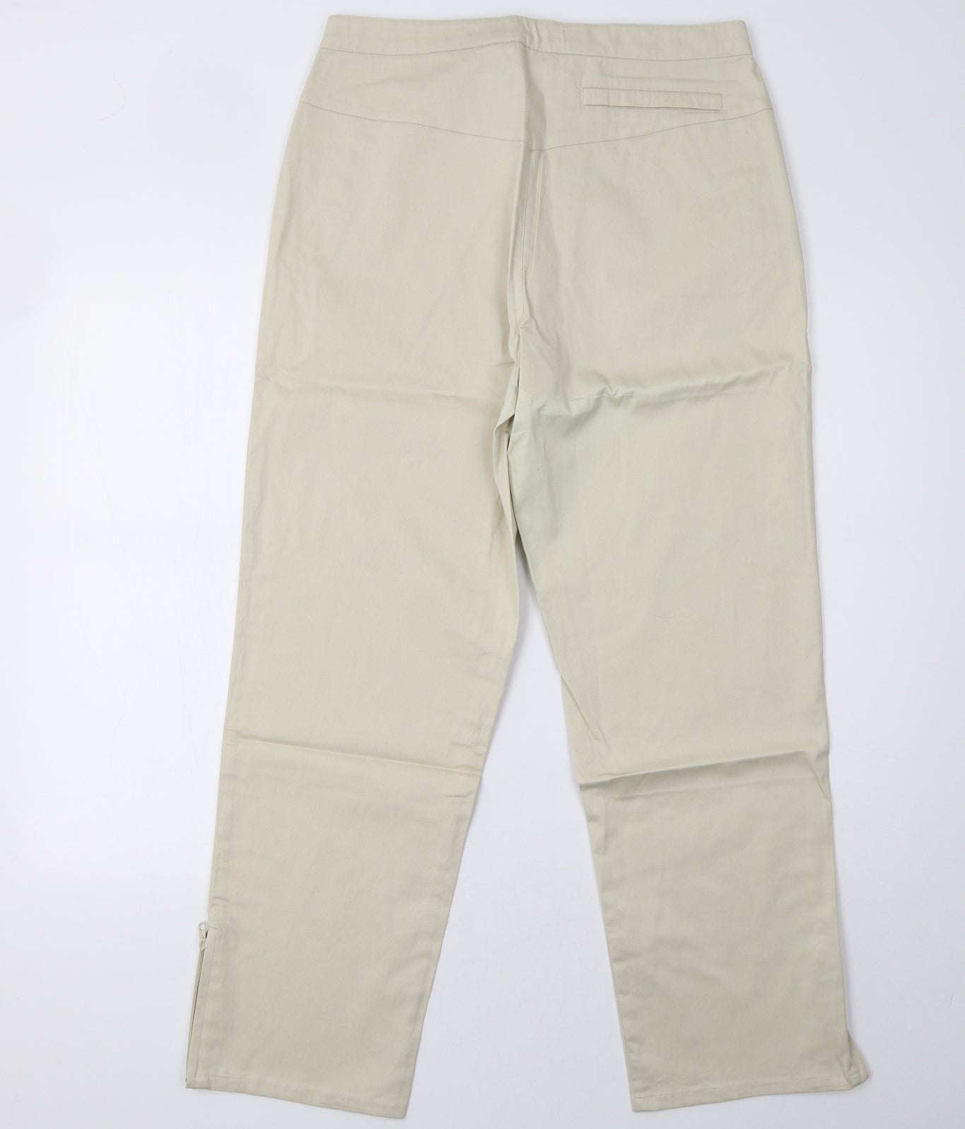 mouse Womens Beige   Trousers  Size 14 L31 in