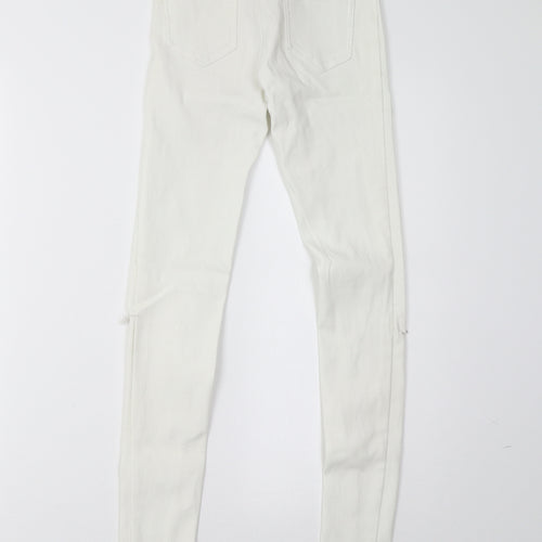 Parisian Womens White   Trousers  Size 6 L32 in