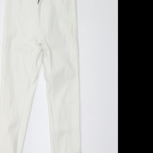 Parisian Womens White   Trousers  Size 6 L32 in