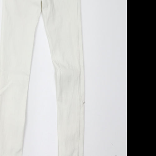 Parisian Womens White   Trousers  Size 6 L32 in