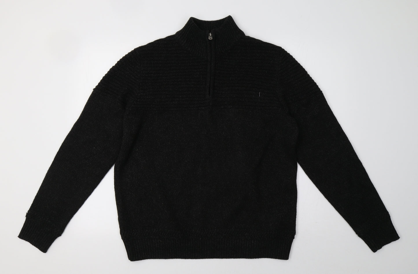 saisnburys Mens Black   Pullover Sweatshirt Size L