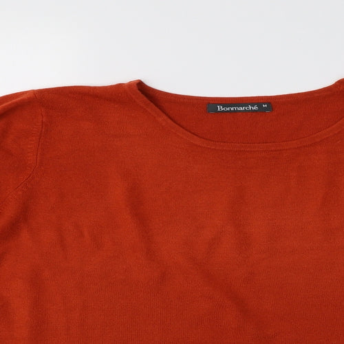 Bonmarché Womens Orange   Pullover Sweatshirt Size M