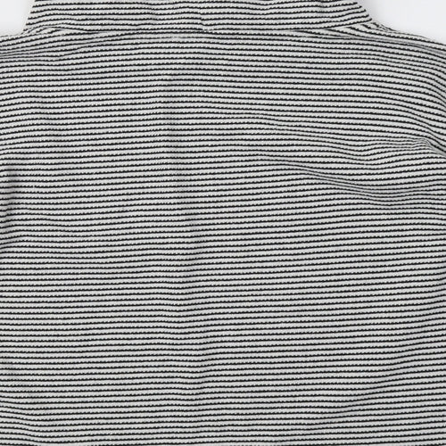 Bonmarché Womens White Striped  Pullover Sweatshirt Size 12