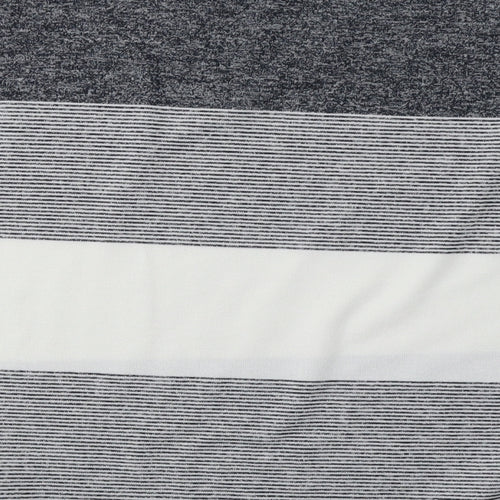 Sainsburys Womens Grey Striped  Pullover Sweatshirt Size 14