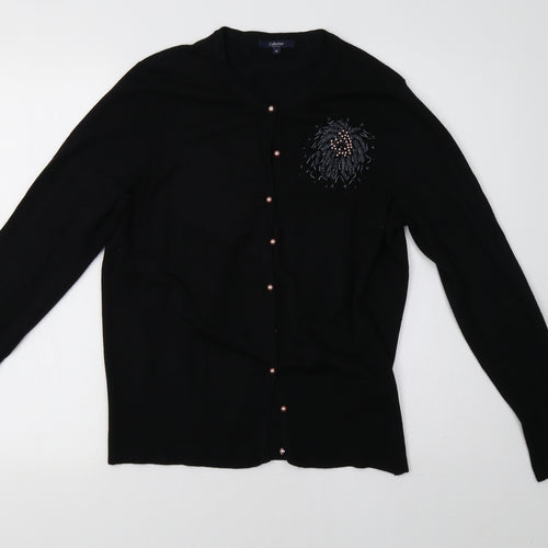 Debenhams Womens Black   Pullover Sweatshirt Size 16
