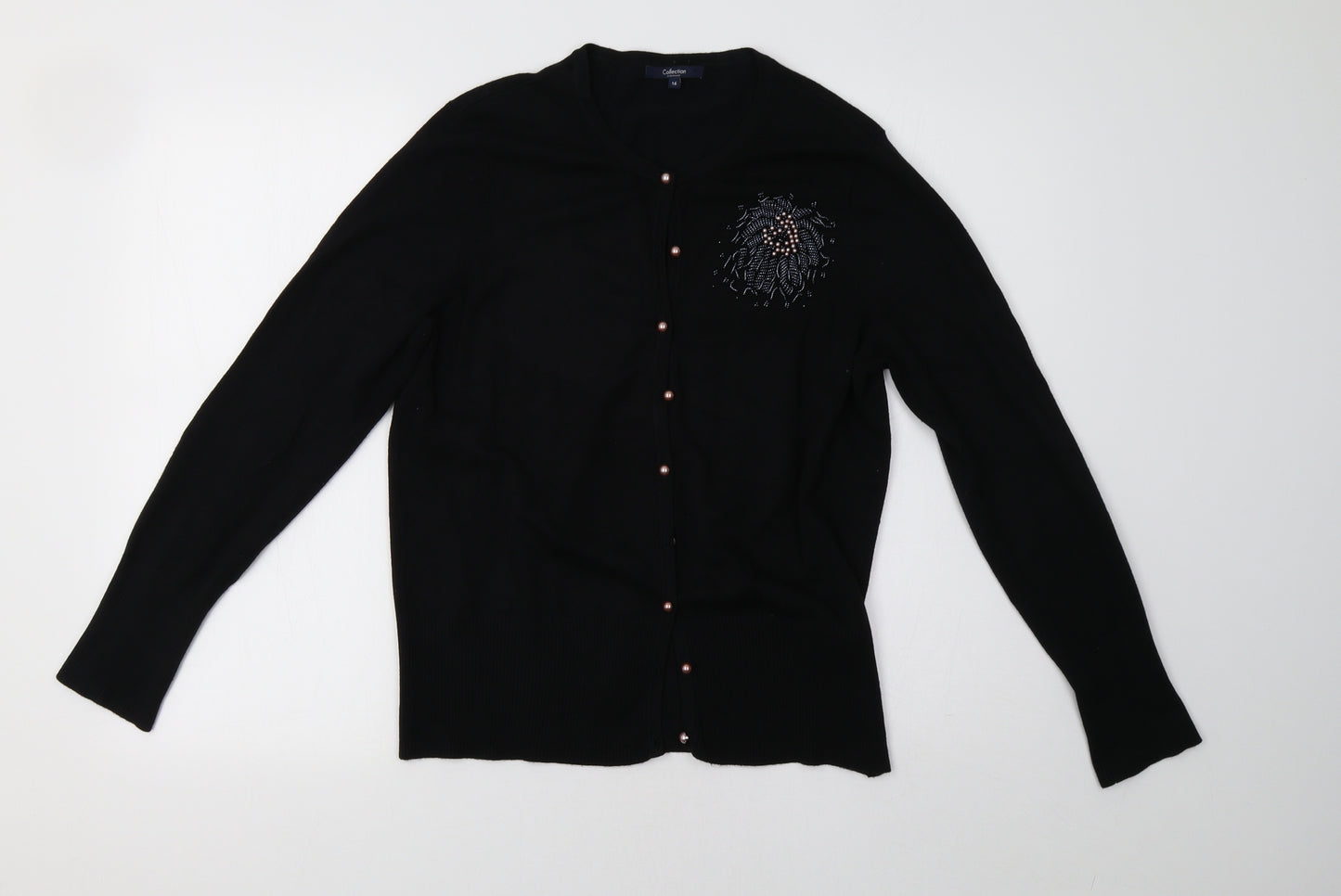 Debenhams Womens Black   Pullover Sweatshirt Size 16